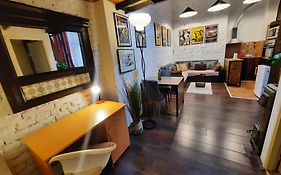 Authentic Belgrade Centre - Split Level Loft With Patio In Courtyard